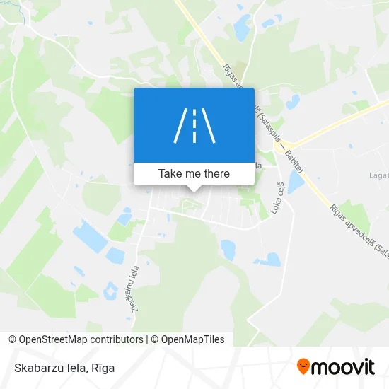 Skabarzu Iela map