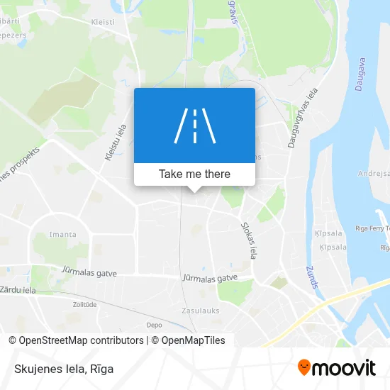 Skujenes Iela map