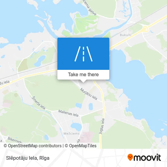 Slēpotāju Iela map