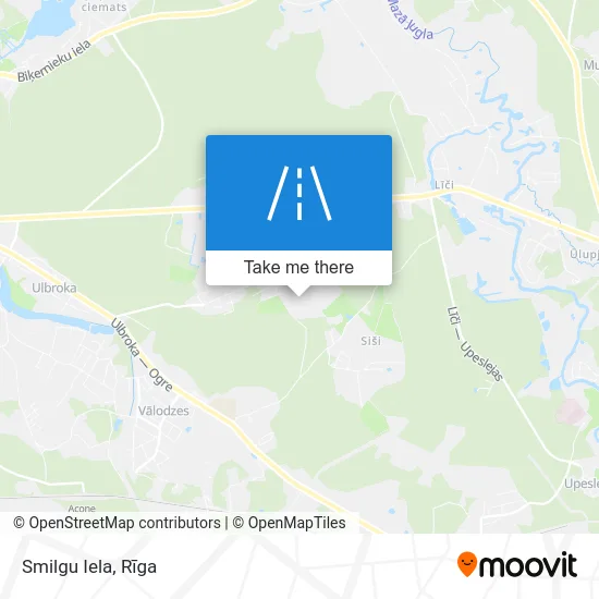 Карта Smilgu Iela