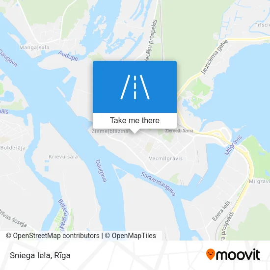 Карта Sniega Iela