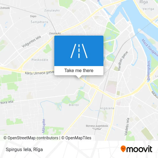 Карта Spirgus Iela