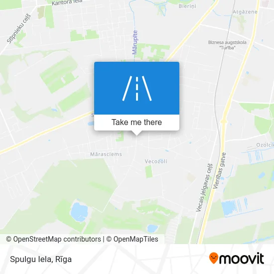 Карта Spulgu Iela