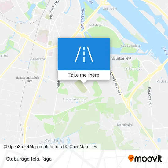 Staburaga Iela map