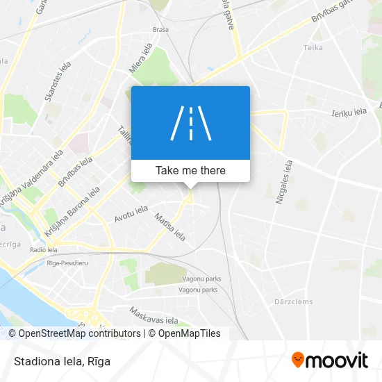 Stadiona Iela map