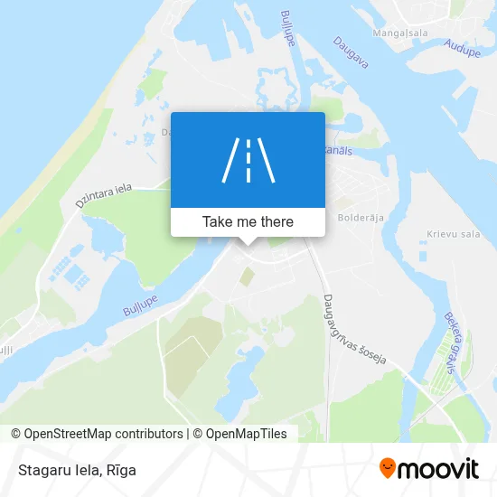 Stagaru Iela map