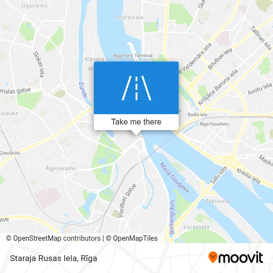 Staraja Rusas Iela map