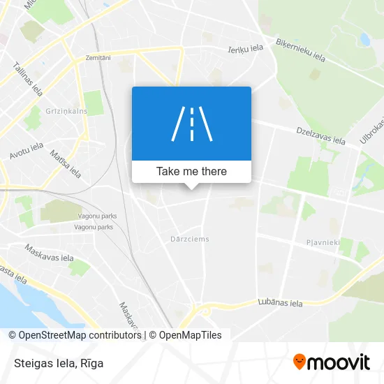 Steigas Iela map
