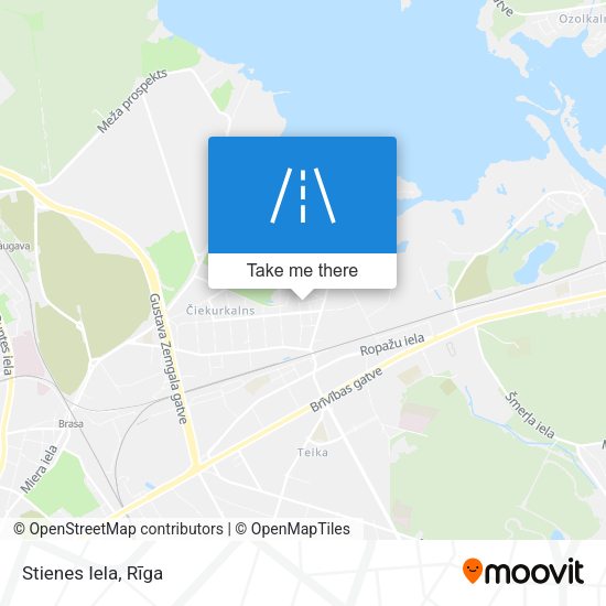 Stienes Iela map