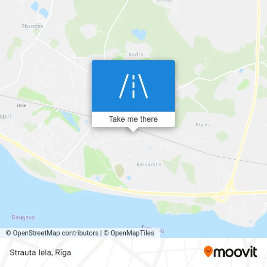 Strauta Iela map