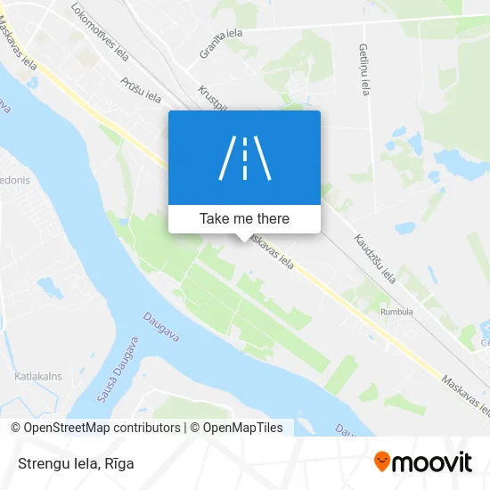 Карта Strengu Iela