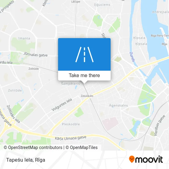 Tapešu Iela map