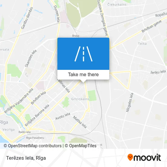Terēzes Iela map