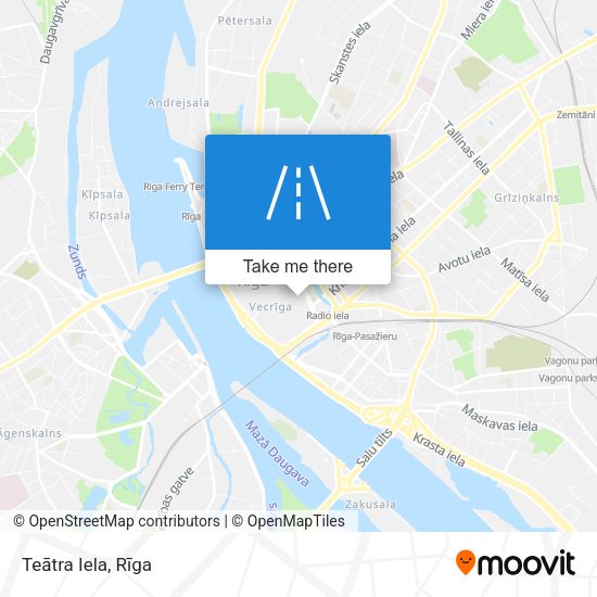 Teātra Iela map