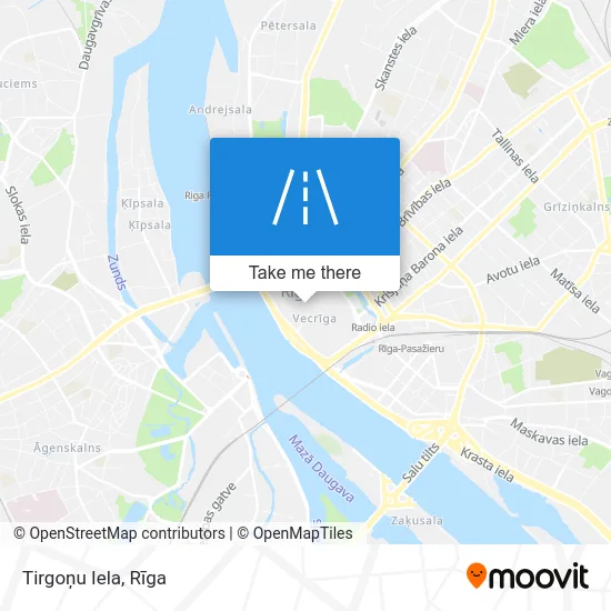 Карта Tirgoņu Iela