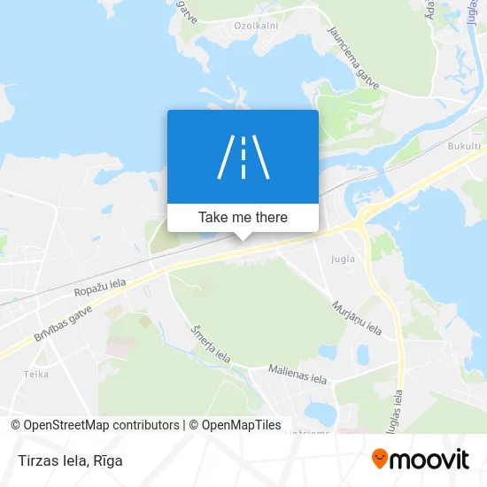 Карта Tirzas Iela