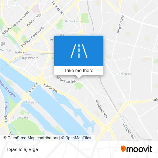 Tējas Iela map