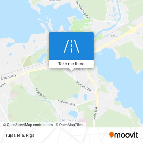 Карта Tūjas Iela