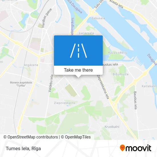 Карта Tumes Iela