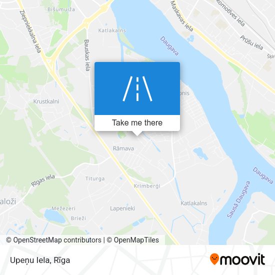 Upeņu Iela map