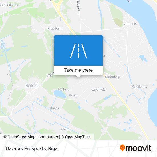 Uzvaras Prospekts map