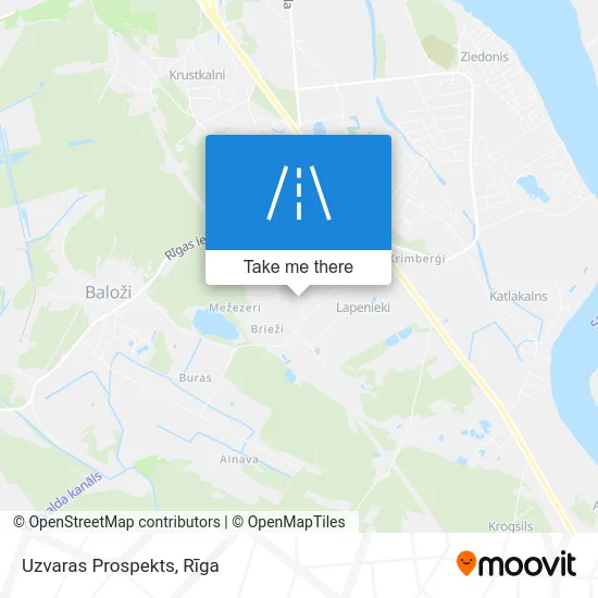 Uzvaras Prospekts map