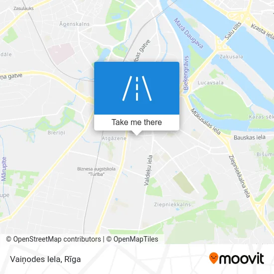 Карта Vaiņodes Iela