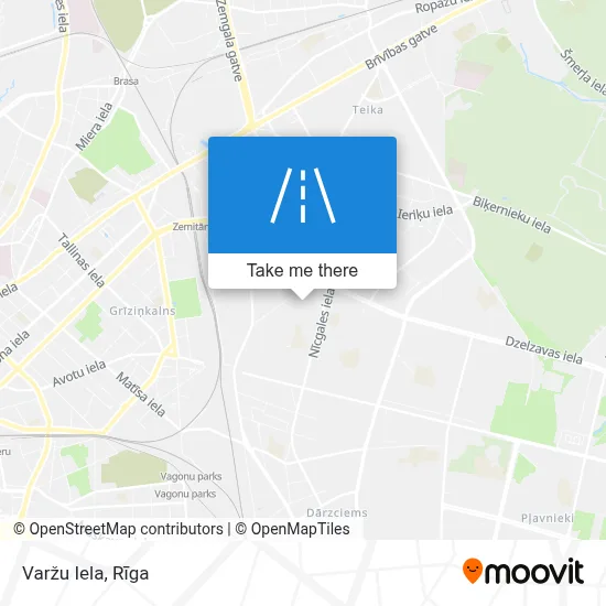 Varžu Iela map