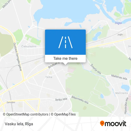 Карта Vasku Iela