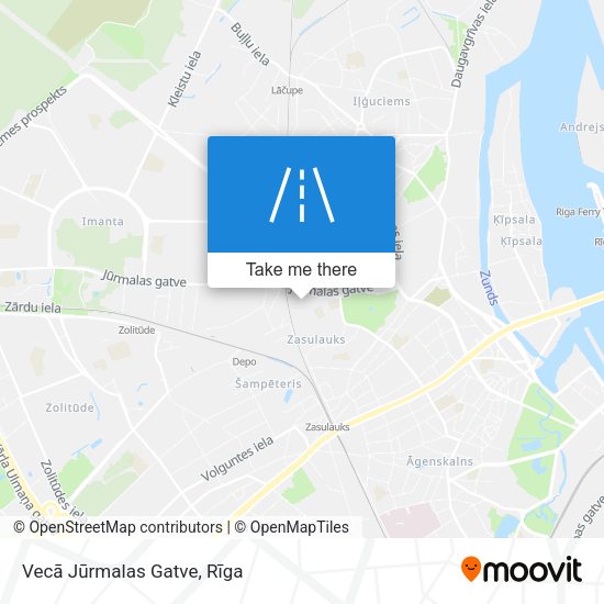 Vecā Jūrmalas Gatve map