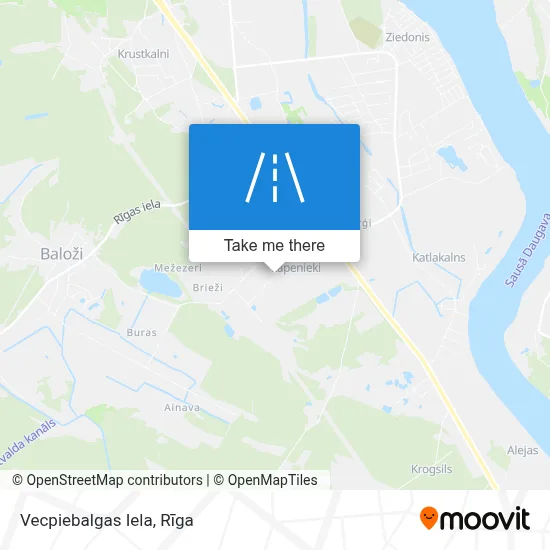 Vecpiebalgas Iela map