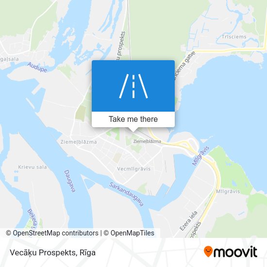 Vecāķu Prospekts map