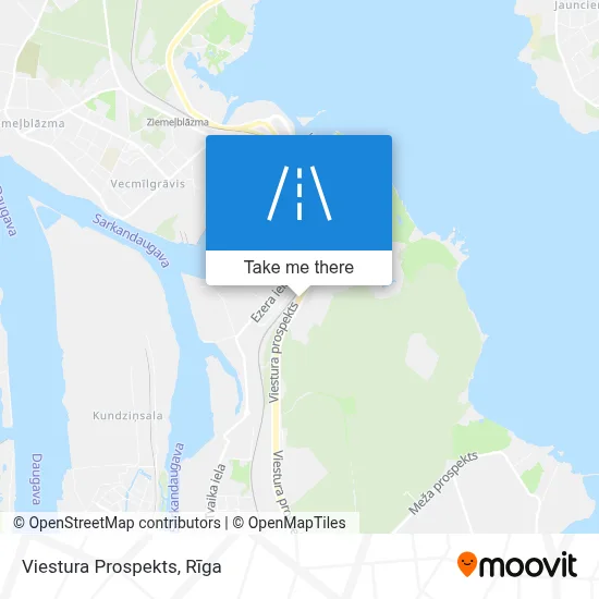 Viestura Prospekts map
