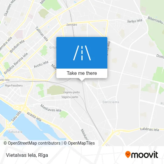 Карта Vietalvas Iela