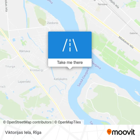 Карта Viktorijas Iela