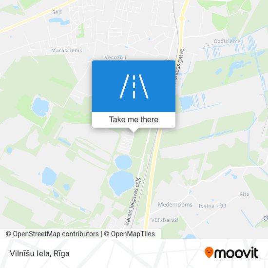Vilnīšu Iela map