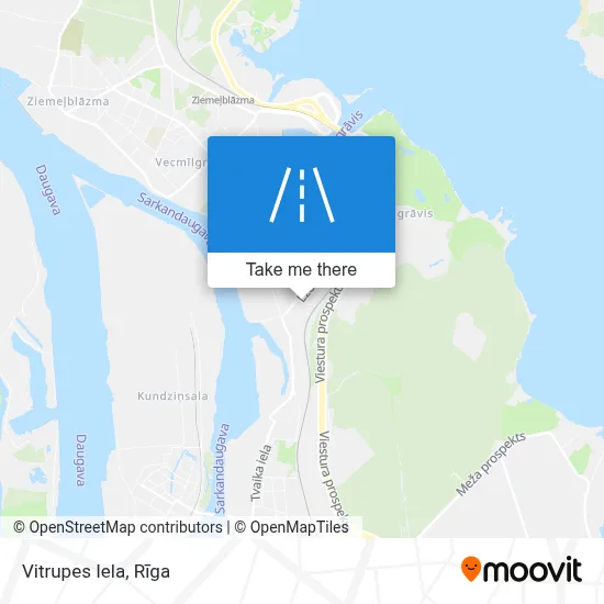 Vitrupes Iela map