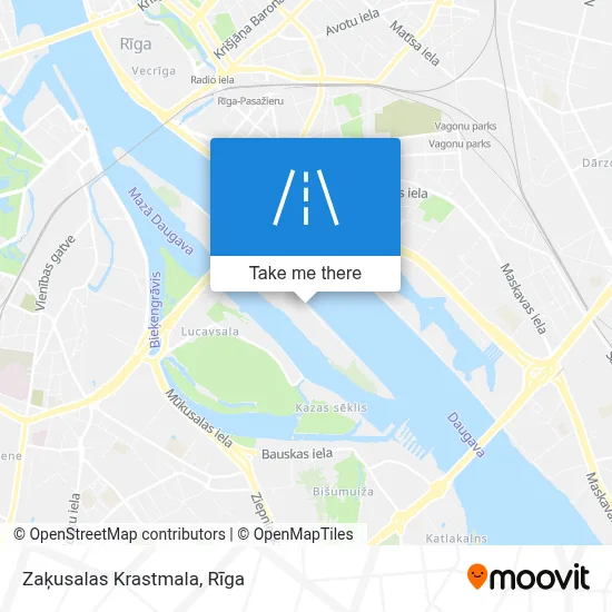 Zaķusalas Krastmala map