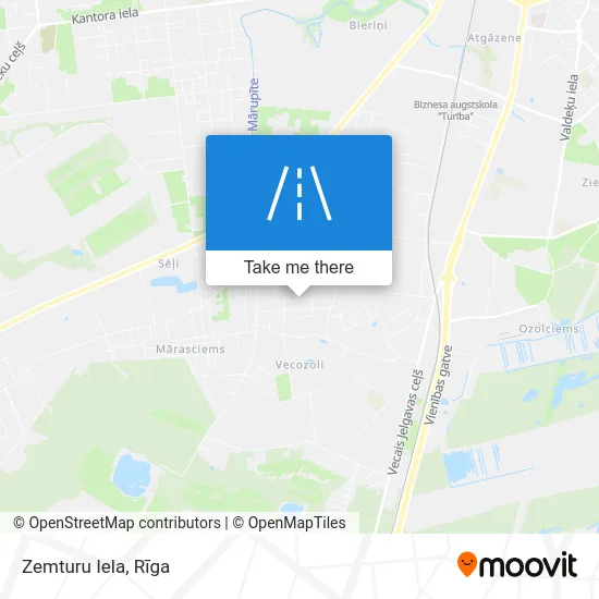 Карта Zemturu Iela