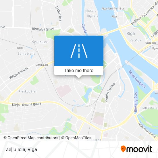 Zeļļu Iela map