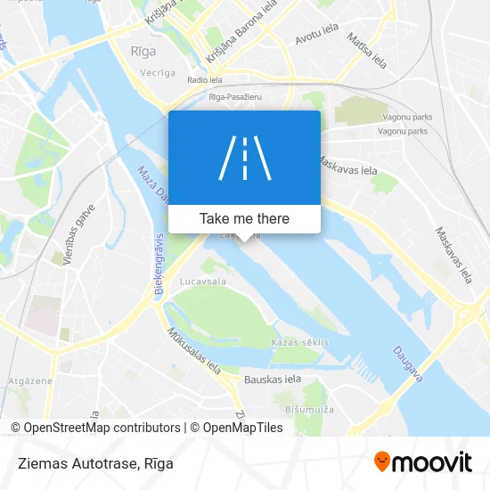 Ziemas Autotrase map