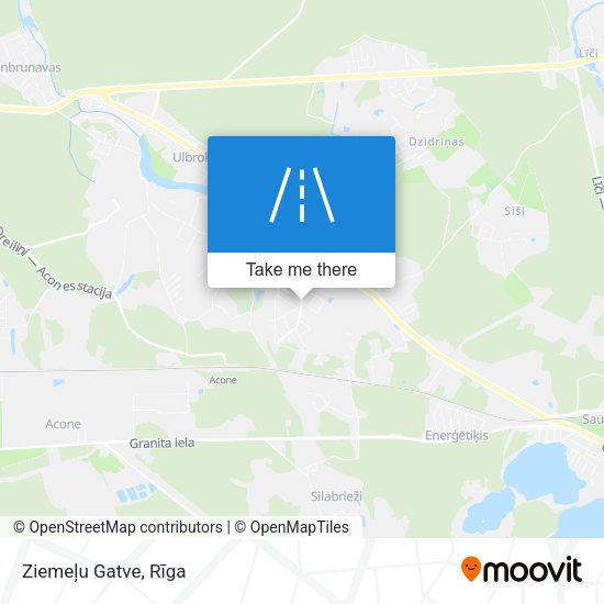 Ziemeļu Gatve map