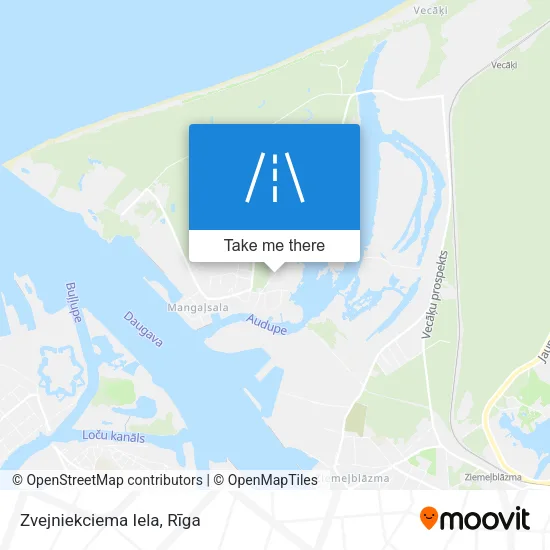 Карта Zvejniekciema Iela