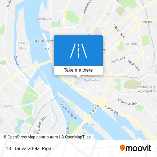 13. Janvāra Iela map