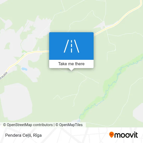 Pendera Ceļš map