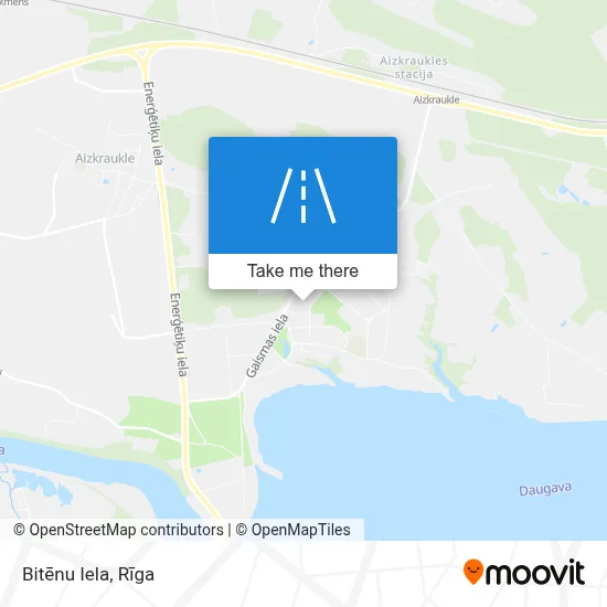 Bitēnu Iela map