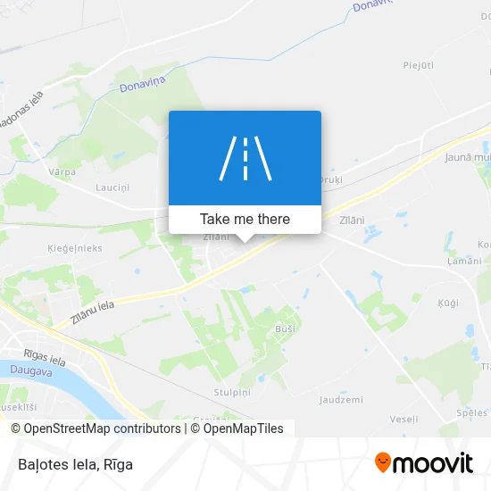 Baļotes Iela map