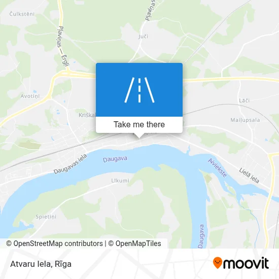 Atvaru Iela map
