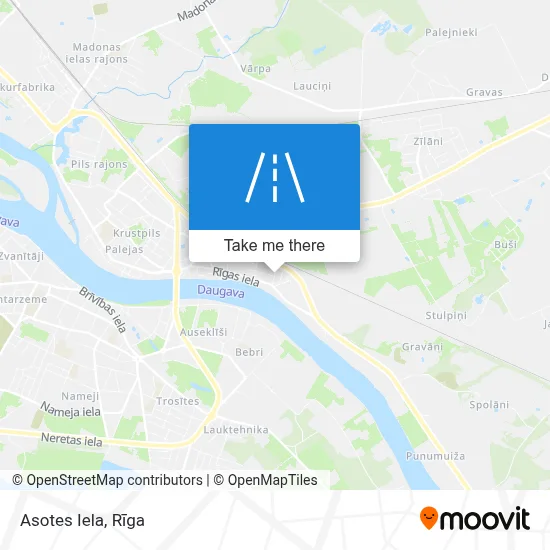 Asotes Iela map