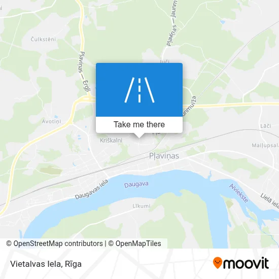 Vietalvas Iela map